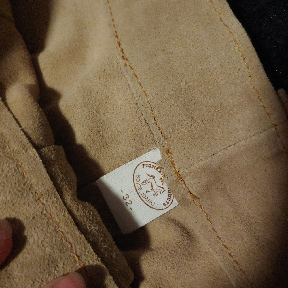 Pioneer Products Fringe Suede Pants - Picture 2 of 5